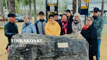 Tikkakoski 22.10.2022 seuran jäsenistöä