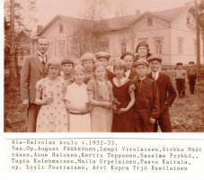 Ala- Raivolan koululaisia 1932-1933