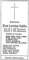 Aalto Eeva