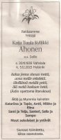 Ahonen Kaija os. Sollo