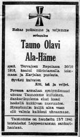 Ala-Häme Tauno