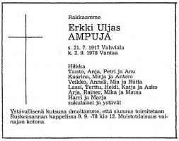 Erkki Ampuja