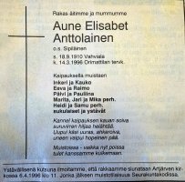 Anttolainen Aune