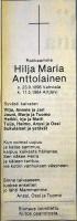 Anttolainen Hilja