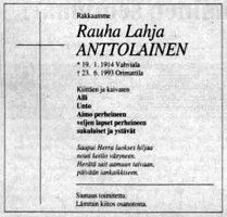 Anttolainen Rauha