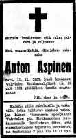 Aspinen Anton