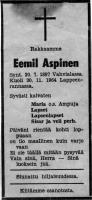 Aspinen Eemil