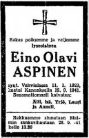 Aspinen Eino