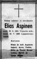 Aspinen Elias