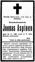 Aspinen Joonas