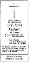 Aspinen Kirsti