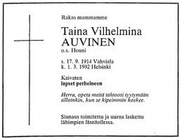 Auvinen Taina