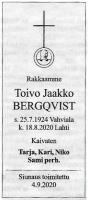 Bergqvist Toivo