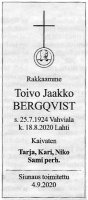 Bergqvist Toivo