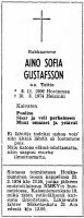 Gustafsson Aino