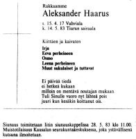 Haarus Aleksander