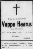 Haarus Vappu