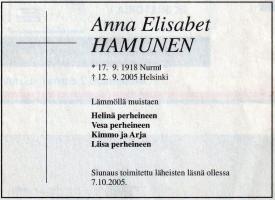 Hamunen Anna