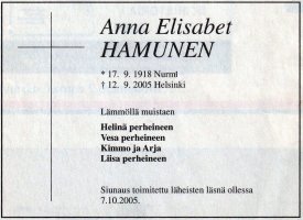 Hamunen Anna