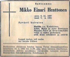 Henttonen Mikko