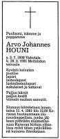 Houni Arvo 