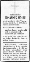 Houni Johannes