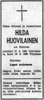 Huovilainen Hilda