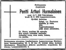 Hurmalainen Pentti