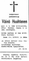 Huuhtanen Väinö