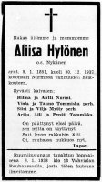 Hytönen Aliisa