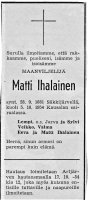 Ihalainen Matti