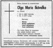 Ikävalo Olga