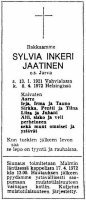 Jaatinen Sylvia