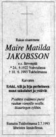 Jacobsson Maire