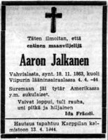 Jalkanen Aaron