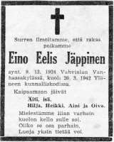 Jäppinen Eino