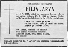 Jarva Hilja