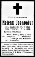 Joenpolvi Helena