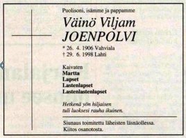 Joenpolvi Väinö