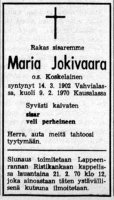 Jokivaara Maria