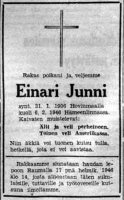 Junni Einari