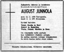 Junnola August