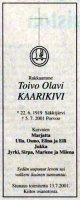 Kaarikivi Toivo