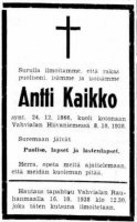 Kaikko Antti