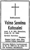 Kaitosalmi Valma