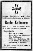 Kallioinen Rauha