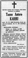 Karhu Tauno