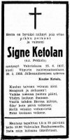 Ketola Signe