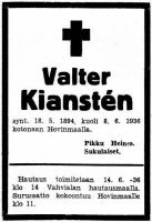 Kiansten Valter