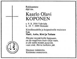 Koponen Kaarlo